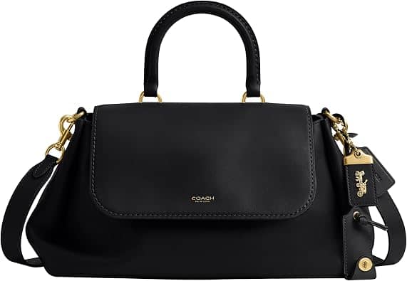 Coach Rogue Top Handle Women's bags Black Regenerative Leather New