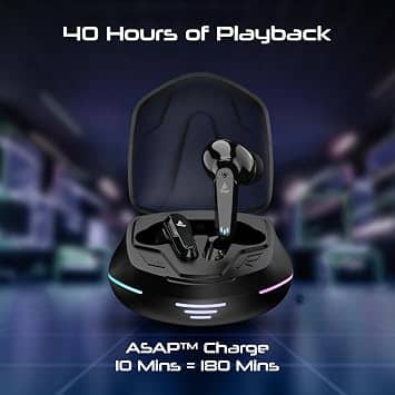 boAt Immortal 181 Headphones & Earbuds Black New
