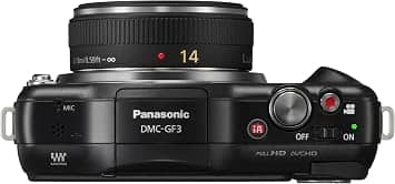 Panasonic LUMIX GF3CK Digital Cameras Black New Body Only