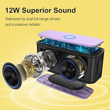 DOSS Soundbox Portable Bluetooth Speakers Black New