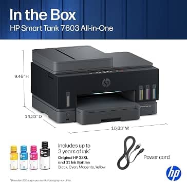 HP Smart Tank 7603 Printers New