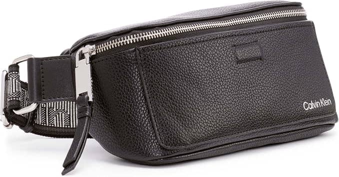 Calvin Klein Millie Belt Bag Women's bags One Size Black Faux Leather New