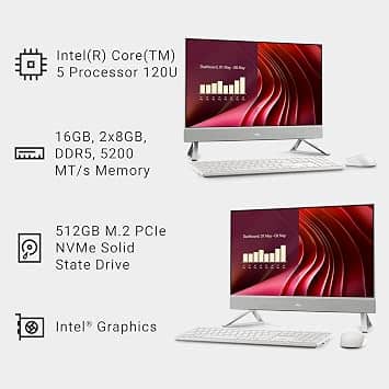 Dell EC24250 AIO Computers Used - Acceptable