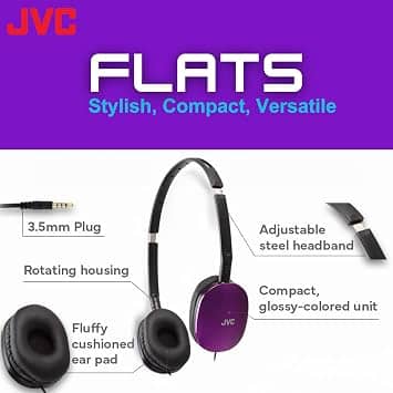 JVC HAS160V Headphones & Earbuds Purple New