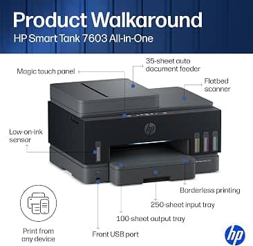 HP Smart Tank 7603 Printers New