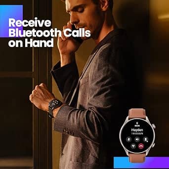 Amazfit Amazfit GTR 3 Pro Brown Leather Smartwatches 37mm New