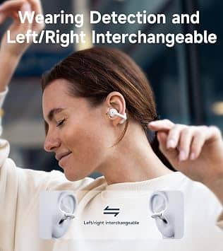 Edifier LolliClip Headphones & Earbuds Black New