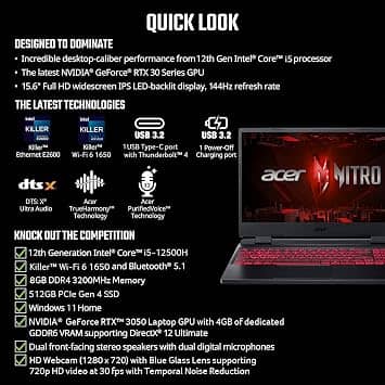 Acer AN515-58-525P Computers New