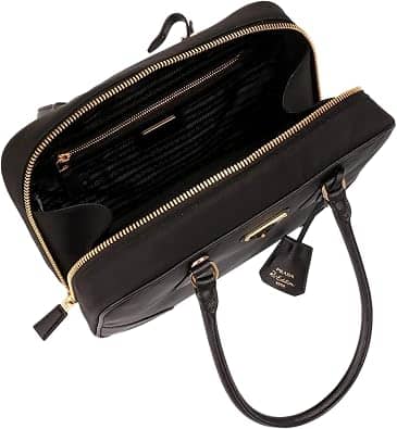 Prada Re-Edition Top Handle Women's bags Black Saffiano Leather New
