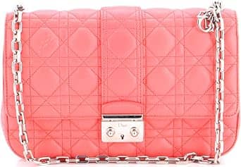 Dior Miss Dior Top Handle Women's bags Medium Powder Pink Lambskin Silver New