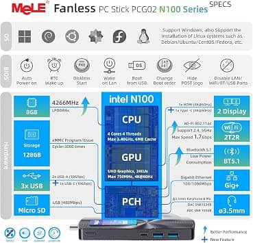 MeLE PCG02 Computers New
