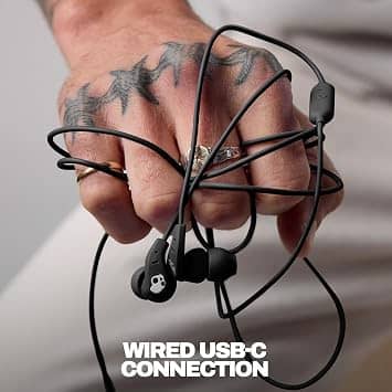 Skullcandy Set USB-C Headphones & Earbuds Black New