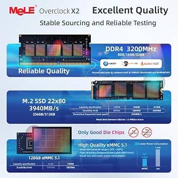 MeLE Overclock4C Computers New