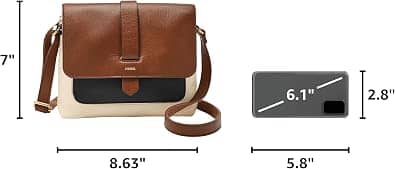 Fossil Kinley Crossbody Women's bags Black Unspecified New