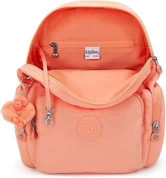 Kipling City Zip Backpack Women's bags Small Orange New