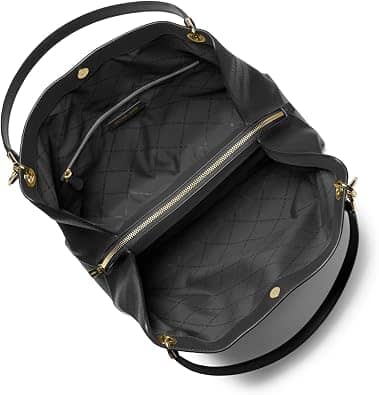 Michael Kors Christina Shoulder Bag Women's bags Large Pale Gold Pebbled Leather Used - Like New
