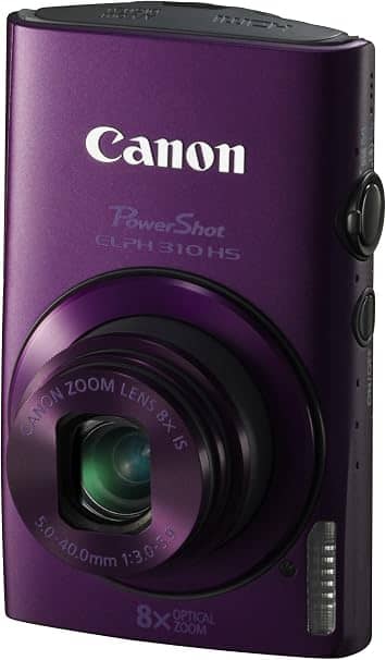 Canon ELPH 310 Digital Cameras Purple New Body Only