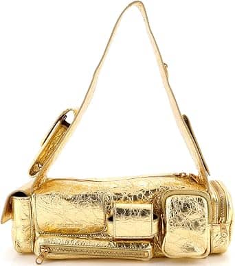 Balenciaga Superbusy Crossbody Women's bags Gold New