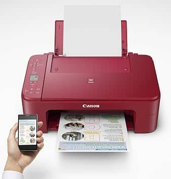Canon PIXMA TS3320 RED Printers New