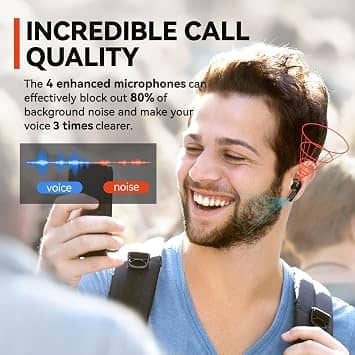 EarFun Air Headphones & Earbuds Black New