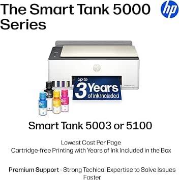 HP Smart Tank 5100 Printers New