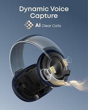 Soundcore AeroClip Headphones & Earbuds Blue New