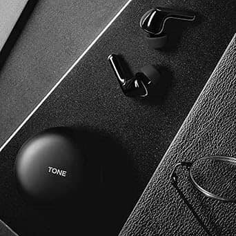 LG TONE Free Headphones & Earbuds Black New