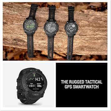 Garmin Instinct 3 AMOLED Tactical Smartwatches Black 50mm New