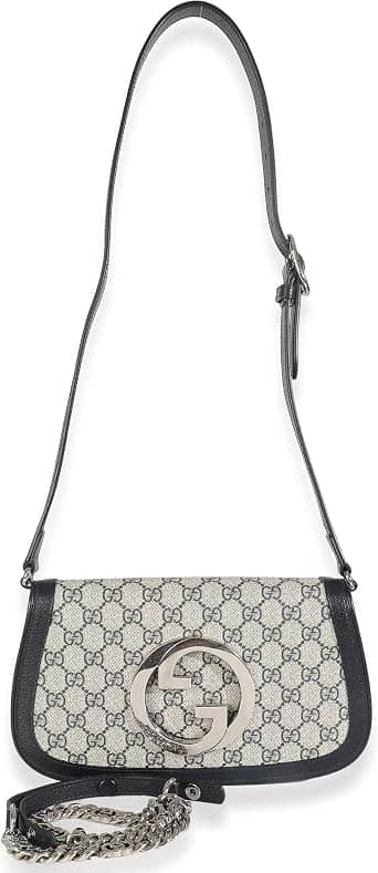 Gucci Blondie Shoulder Bag Women's bags Small Black Leather New