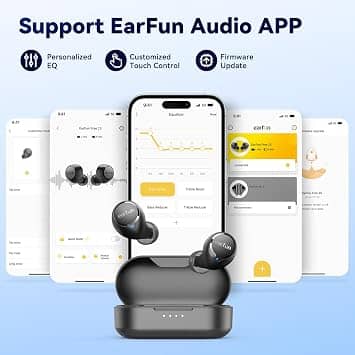 EarFun Free 1S Headphones & Earbuds Black New