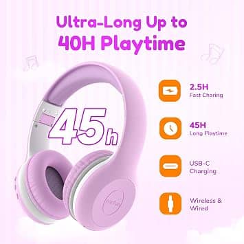 EarFun K2 Headphones & Earbuds Purple New