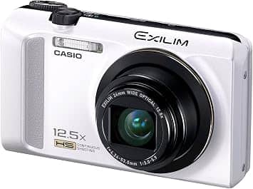 Casio Exilim EX ZR200 Digital Cameras White New Body Only