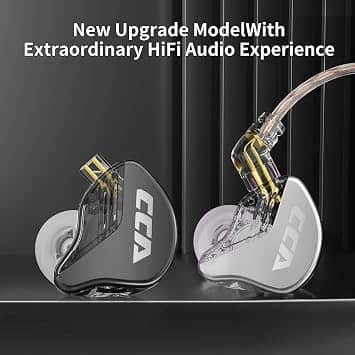 CCA CRA Headphones & Earbuds Black New