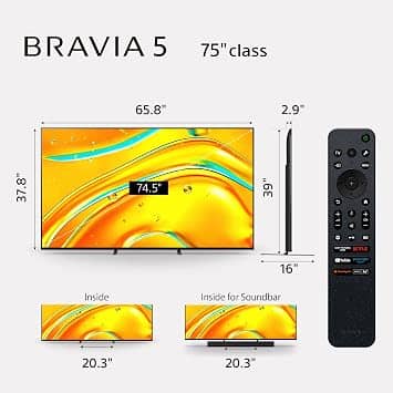 Sony BRAVIA 5 K-XR50 TVs 55 inch New