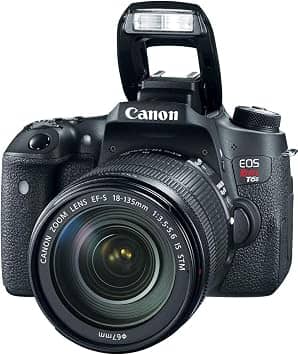 Canon T6S Digital Cameras Black New w/ 18-135mm Kit