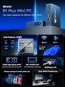 Bmax B1 Plus Computers New