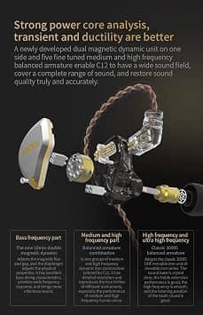 CCA C12 Headphones & Earbuds Blue New