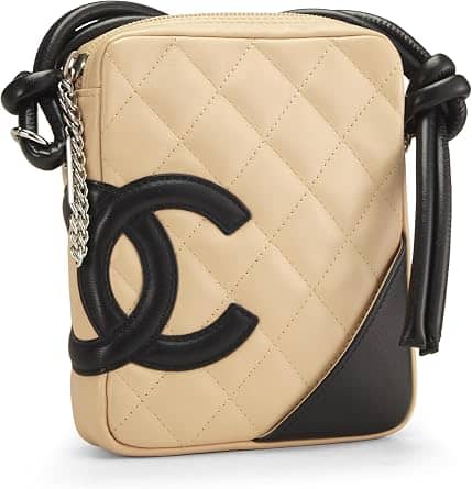 Chanel Cambon Shoulder Bag Women's bags Silver Nylon New