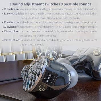 FiiO MMCX Headphones & Earbuds Transparent New