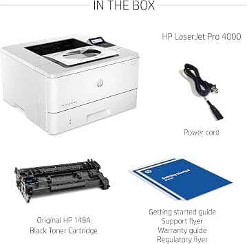 HP New Version: LaserJet Pro 4001dn Printers Refurbished - Excellent