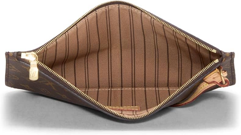 Louis Vuitton Neverfull Pouch Women's bags MM Yellow Monogram Canvas New