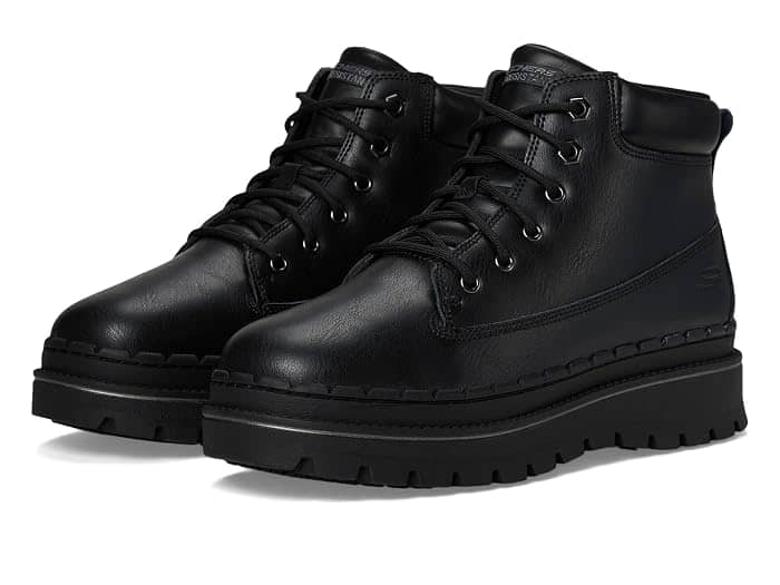 Skechers Jammers SR Sneaker Black Full Size Run New