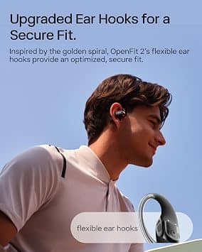 Shokz OpenFit 2 Headphones & Earbuds Black New