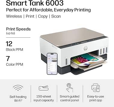 HP Smart Tank 6003 Printers New