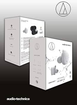 Audio-Technica ATH-SPORT7TWGY Headphones & Earbuds Gray New