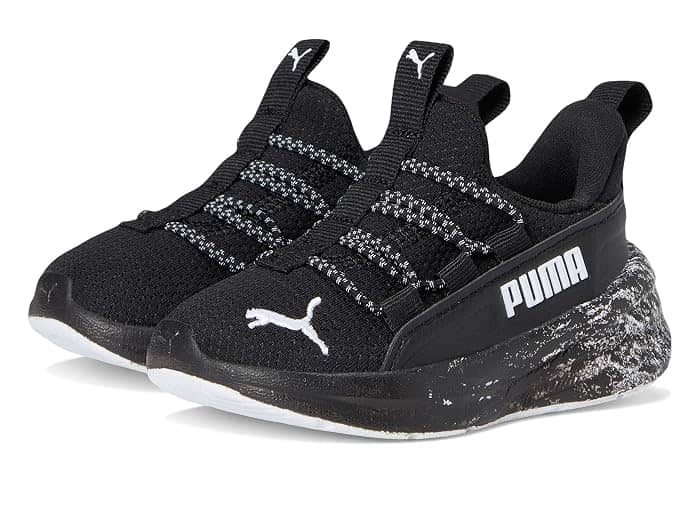 Puma Softride One4All Slip-On Sneaker Black Full Size Run New