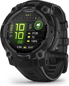 Garmin Instinct 3 – 50 mm, AMOLED Smartwatches Gray 50mm New