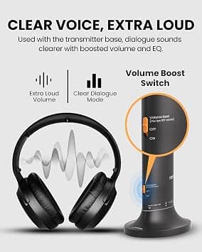 Avantree Opera Aura Headphones & Earbuds Black New