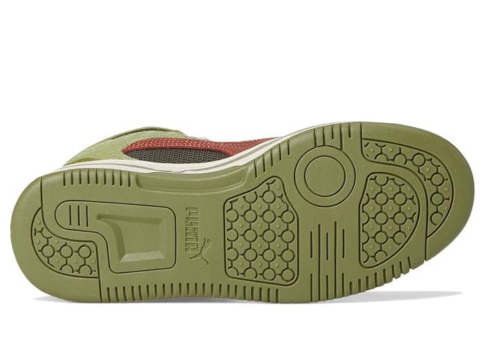 Puma Rebound Layup Mid Sneaker Green Full Size Run New