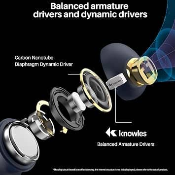 TOZO Golden X1 Headphones & Earbuds Black New